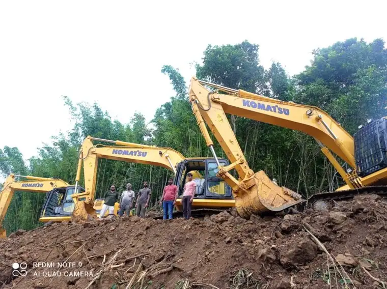 Shri Krishan Construction equipment and crusher plant on active site